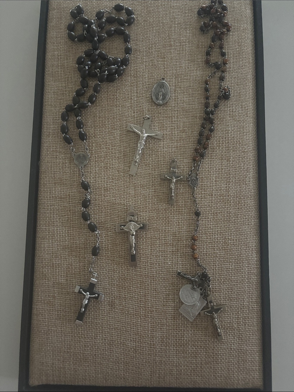 Catholic Rosary’s Crosses pendant lot /6
